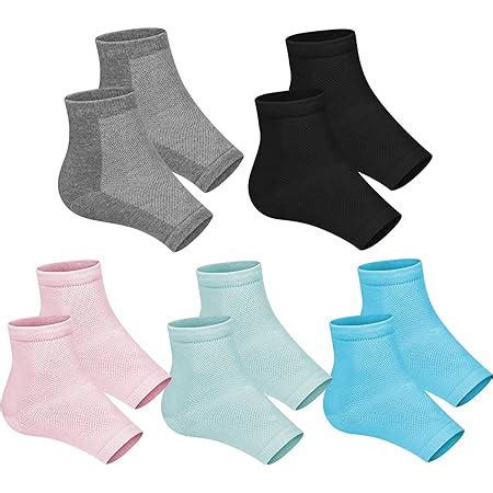 Amazon Moisturizing Gel Heel Sleeves Pairs Gel Lined Fuzzy