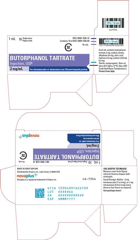 Butorphanol Package Insert Drugs