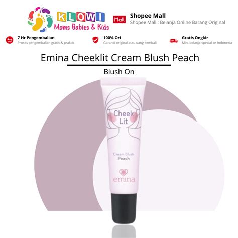 Jual Emina Cheek Lit Cream Blush Peach Emina Blush On Cream Blush