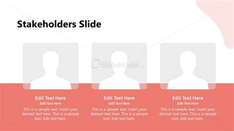 Stakeholder Slide With Person Image Placeholders SlideModel