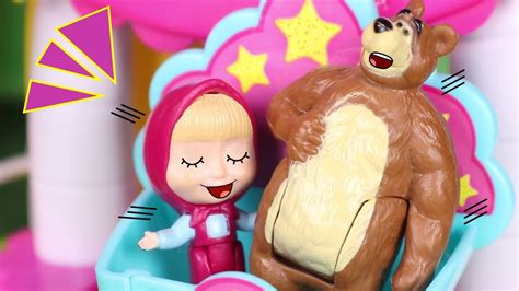 Masha And The Bear Toys 🐻 Masha And Bear Go To The Funfair 🎠 Youtube