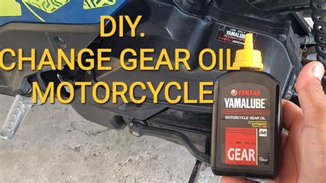 Diy How To Change Gear Oil Motorcycle Mio I Youtube