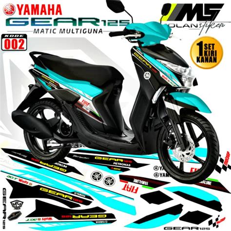 Jual Decal Sticker Striping Variasi Yamaha Mio GEAR 125 PETRONAS