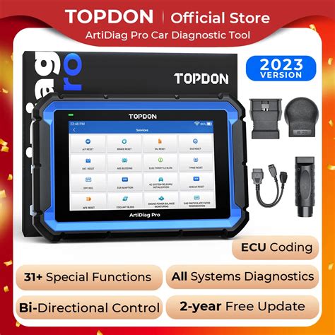 Topdon Artidiag Pro Automotive Vehicle Obd Scanner Car Engine Fault