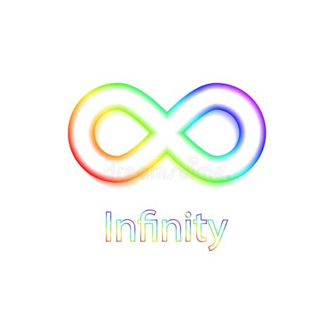 Logotipo Del Arco Iris Del Infinito Ilustración Del Vector