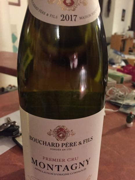 Bouchard P Re Et Fils Montagny Er Cru Blanc France Burgundy