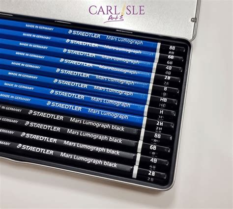 Staedtler Mars Lumograph Drawing Pencil Set Of 12