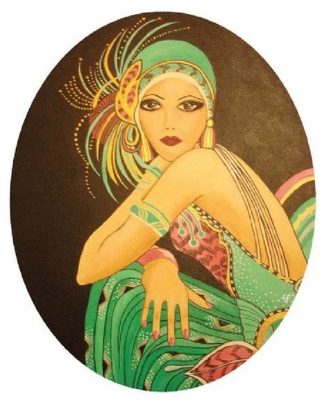 Belles Images De Femmes Art Deco Illustration Art Deco Posters