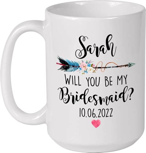 Bridesmaid Proposal Bridesmaid Mug Custom Mug Bridesmaid Gift