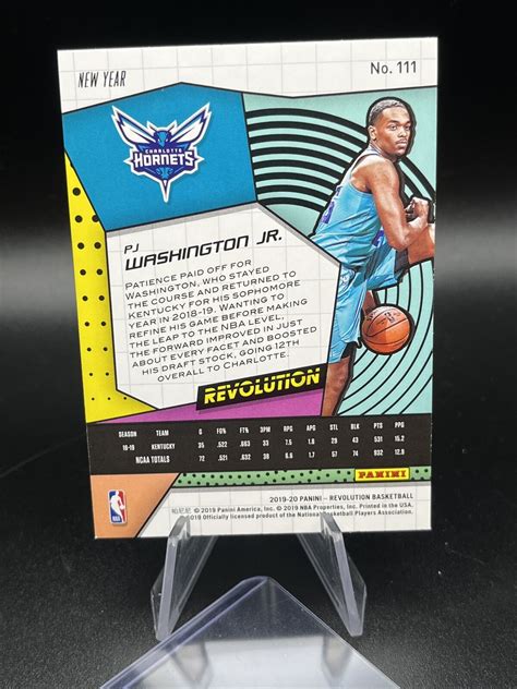 Pj Washington Jr Panini Revolution Rookie Chinese New Year Rc