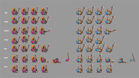 2D Game Knight Character – Free Sprite - CraftPix.net