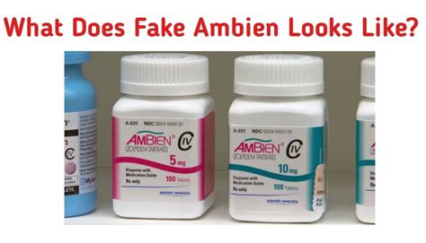 What Does Fake Ambien Zolpidem Looks Like Public Health