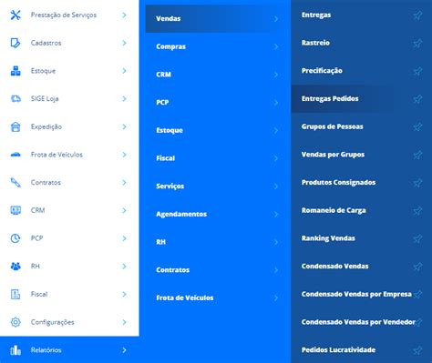 Como gerar o Relatório de Entregas Pedidos no SIGE Cloud Central de