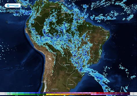 Frente fria provoca muita chuva na Região Sul e em parte do Sudeste