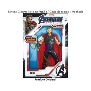 Boneco Thor Gigante Cm Articulado Vinil Marvel Shopee Brasil