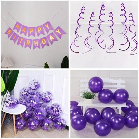 Ballons 42E Anniversaire Décoration Violet 40 Pouces Nombre Géant