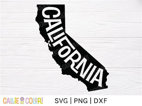 California Map Svg California Svg Retro California Svg Etsy