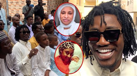 Baptême de Wally Seck et Sokhna Aïdarra il donne le nom de sa fille à