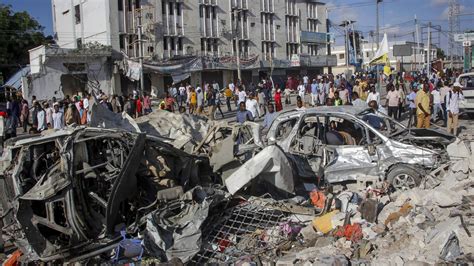 Somalia car bombings: At least 100 people were killed : NPR