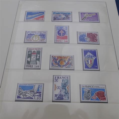 Collection Timbres De France Neufs En Album Lindner