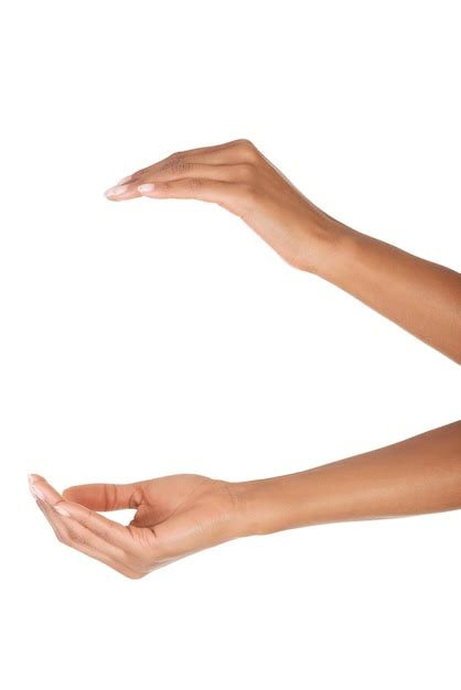 Premium Photo Close Up Of Woman Hand Against White Background