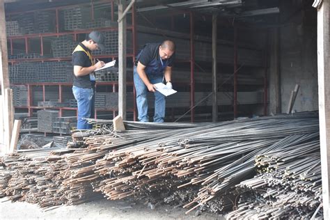 DTI 4 A Intensifies Its Monitoring Of Steel Bars In Laguna Department