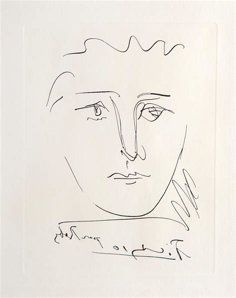 Lage De Soleil Pour Roby Cubist Etching By Pablo Picasso For Sale