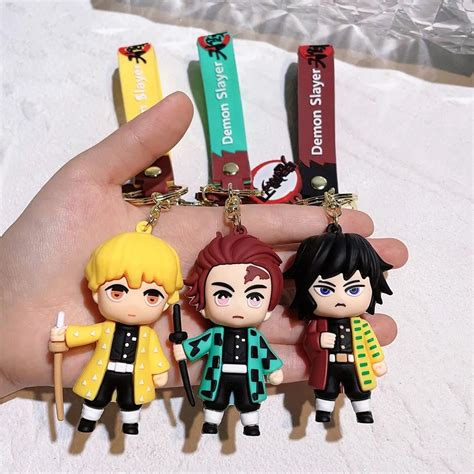 Cute Anime Character Keychain Etsy