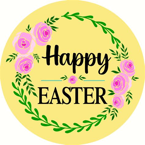 Happy Easter Door Hanger Spring Hanger Reusable Mylar Stencil Easter