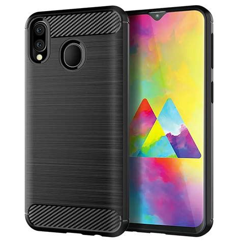 Case For Samsung Galaxy M10 M20 M30 M30S Silicone Soft TPU Brushed