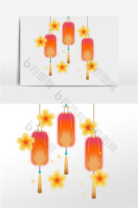 正月十五元宵节赏花灯图片 包图网企业站