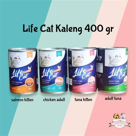 Jual Makassar Cod Life Cat Makanan Kucing Kaleng For Adult And Kitten