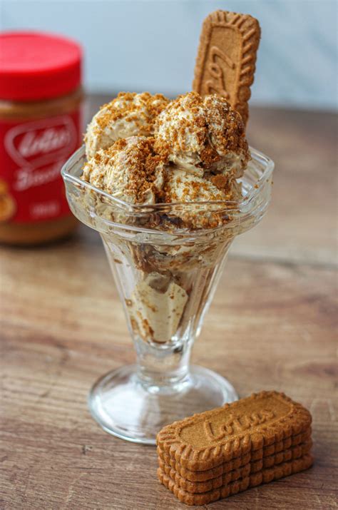 No Churn Biscoff Ice Cream Baker Jo No Ice Cream Maker Needed