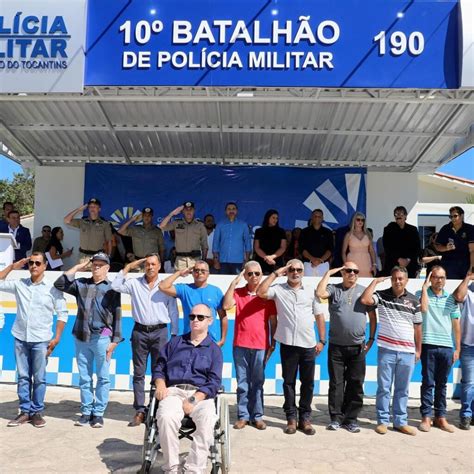 Governador Wanderlei Barbosa inaugura obras das unidades da Polícia