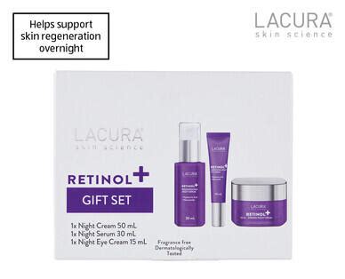 Lacura Skin Science Retinol Gift Set 3pc Aldi Australia Specials