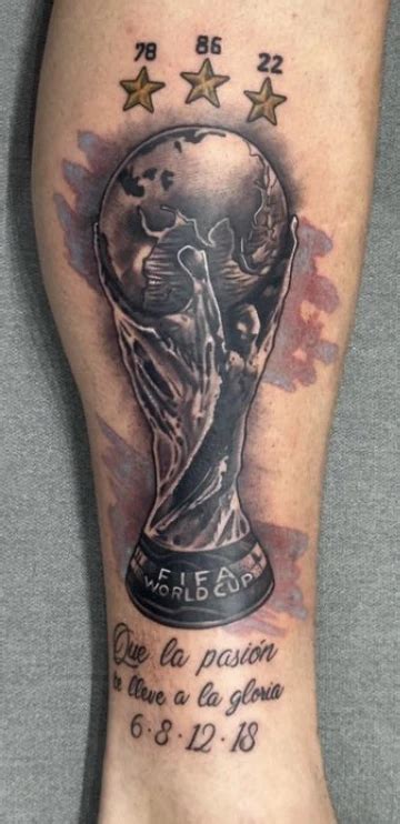 El Dibu Martínez sorprendió con un impactante tatuaje de la Copa del