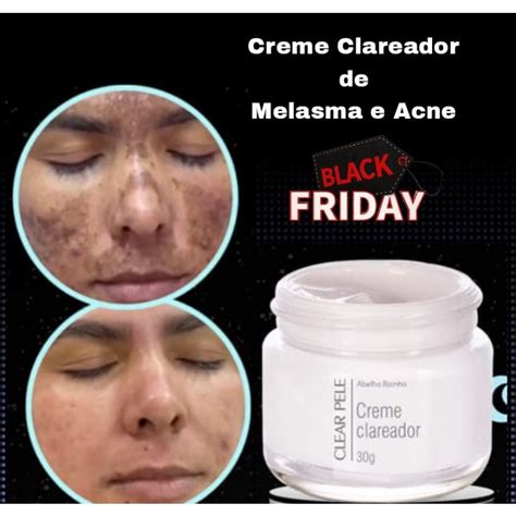 Creme Facial Clareador Noturno Clear Pele Abelha Rainha Shopee Brasil