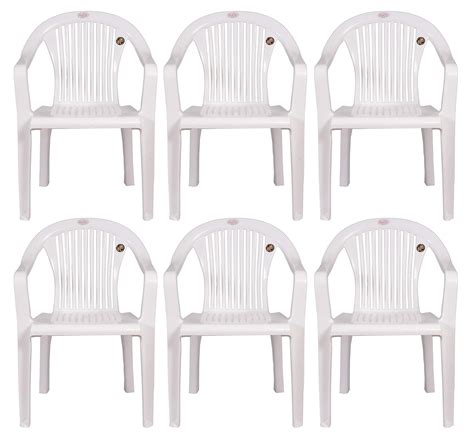 Petals Royal Plastic Chairs Plastic Arm Chair For Home And Garden