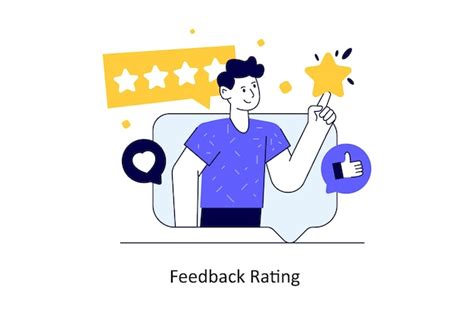 Premium Vector Feedback Rating Flat Style Design Vector Illustration