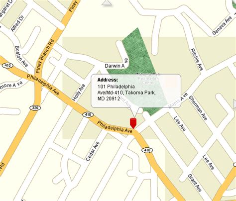 Map Of Takoma Park Md | Hiking In Map