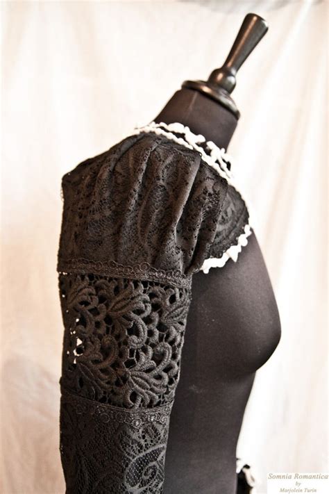 Bolero Perle Victorian Shrug Steampunk Noir Somnia