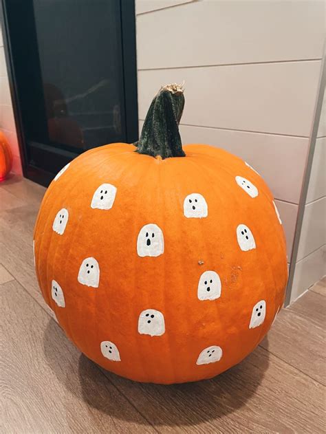 Ghost Pumpkin In Painted Pumpkins Ghost Pumpkin Pumpkin