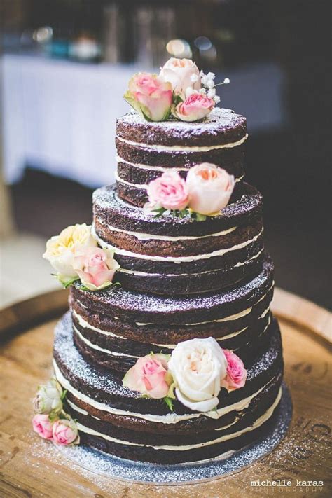 Ideias De Naked Cake Para Decorar Sua Mesa De Casamento Enoivado