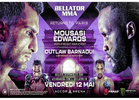 Mma Bellator De Retour L Accor Arena Le Mai Presse Agence Sport