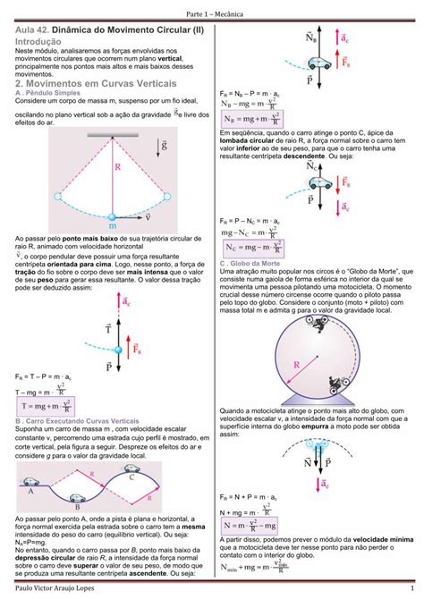 PDF Aula 42 Dinâmica do movimento circular 2 DOKUMEN TIPS