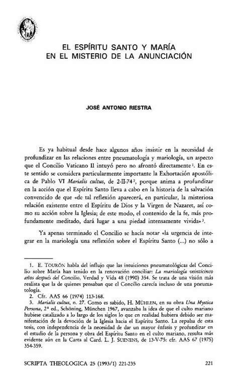 PDF EL EspíRITU SANTO y MARíA EN EL MISTERIO DE profundizar en