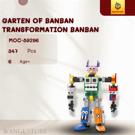 MOC Factory Movies and Games 89296 Garten of Banban Transformation ...