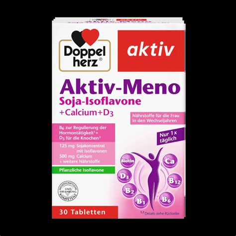 Doppelherz Aktiv Meno Soja Isoflavone Calcium Vitamin D Tabletten