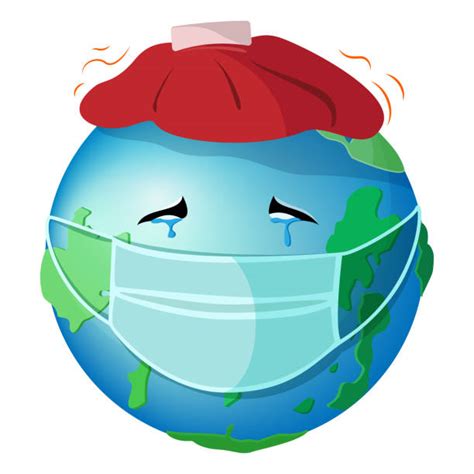 Top 60 Sad And Sick Earth Concept Clip Art Vector Graphics And