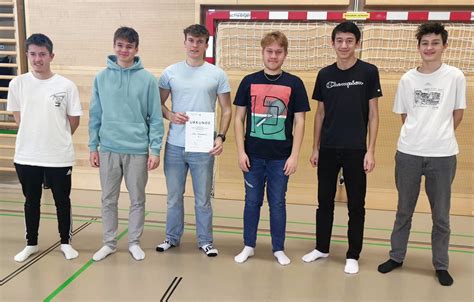 HTL Team Bei Landesmeisterschaft Badminton Vierter HTL Pinkafeld